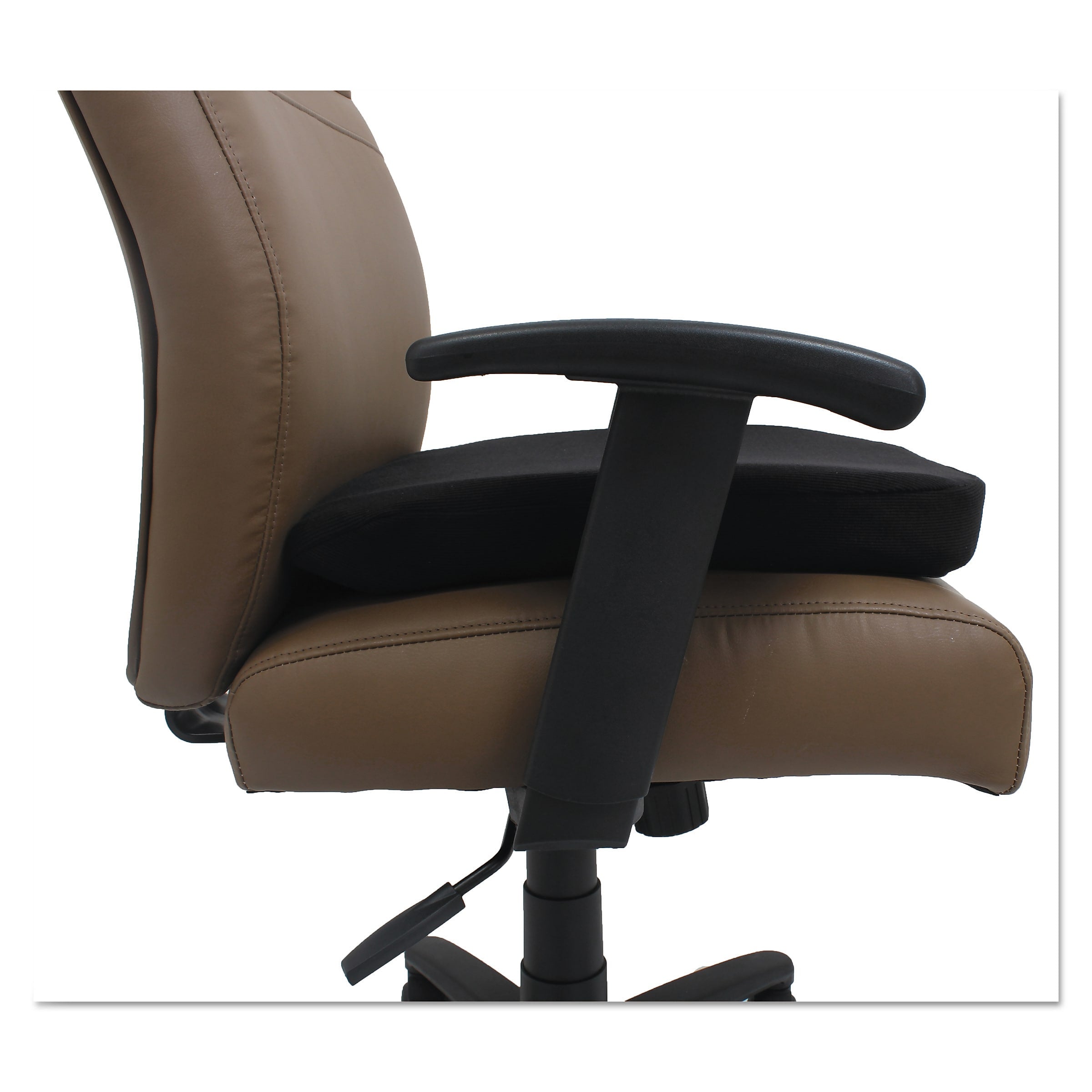 Alera, Cooling Gel Memory Foam Cushion, Black (ALECGC511)
