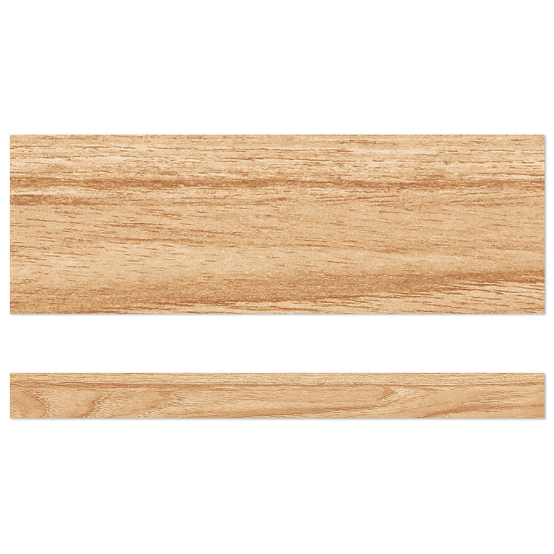 Carson Dellosa Education Grow Together Straight Borders, 3"x 3', Light Wood Grain, 6/Bundle (CD-108491-6)