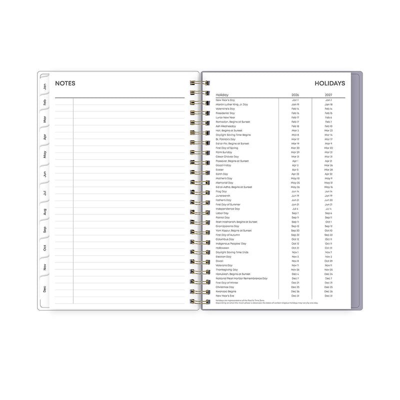 Planning Calendar BS Tula PP 5x8 RY26 Wkly/Mthly Safety Wirebound -