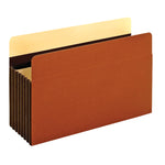 Pendaflex Reinforced File Pocket, 7" Expansion, Legal Size, Redrope, 5/Box (GLW15446HD)