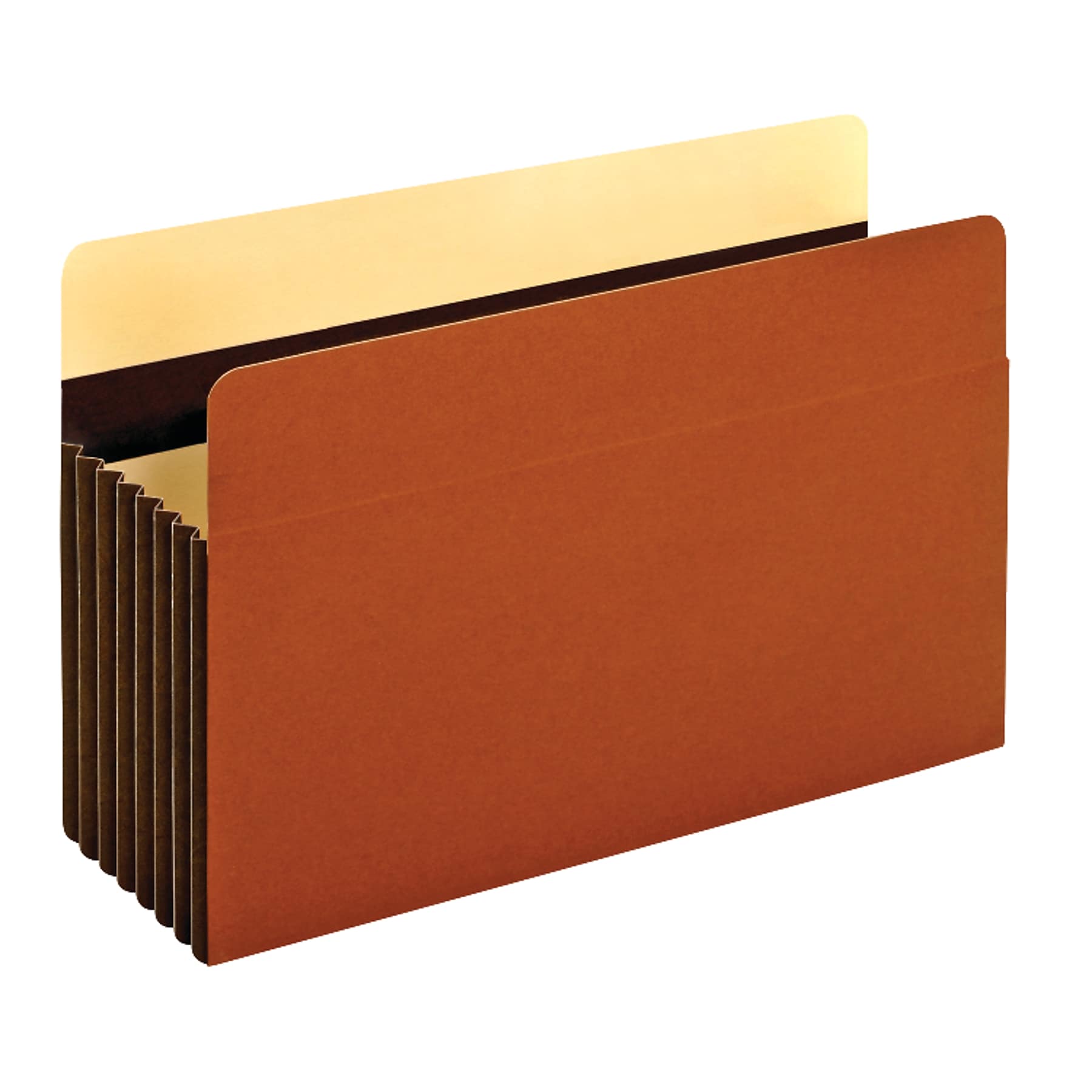 Pendaflex Reinforced File Pocket, 7" Expansion, Legal Size, Redrope, 5/Box (GLW15446HD)