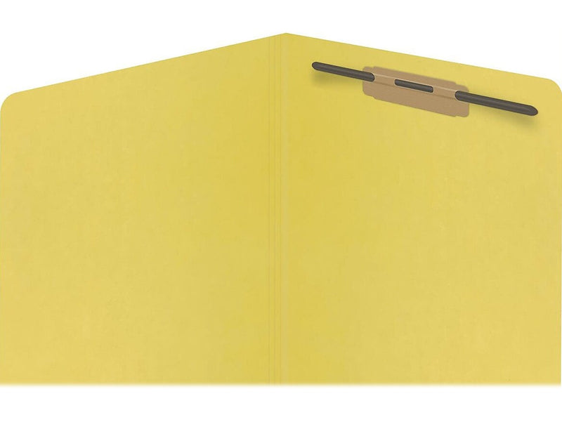 Medical Arts Press Reinforced End Tab File Folder, Straight Cut, Letter-Size, Yellow, 50/Box (S-01601-YLW)