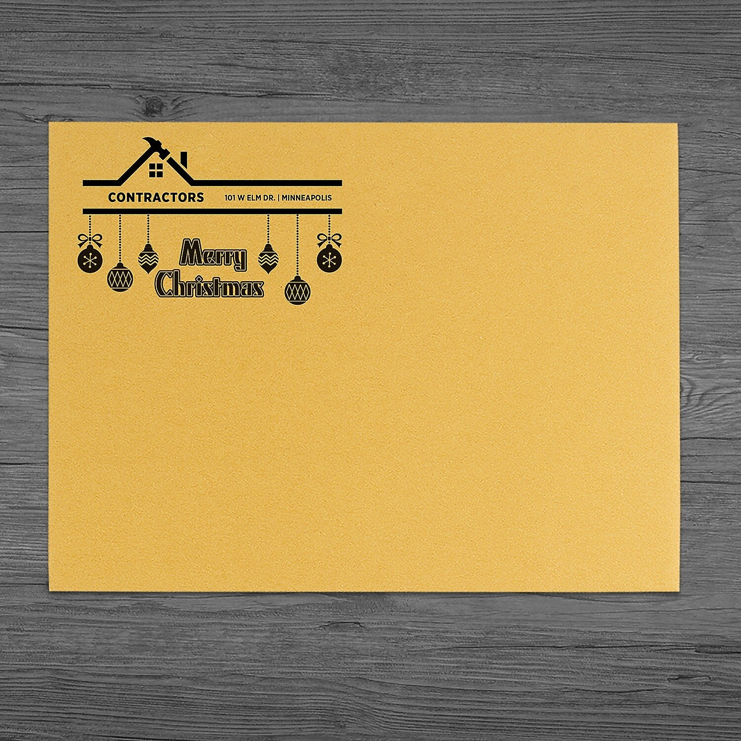 9 x 12 Open-End Envelope, Kraft, 1 Color, Qty 1000