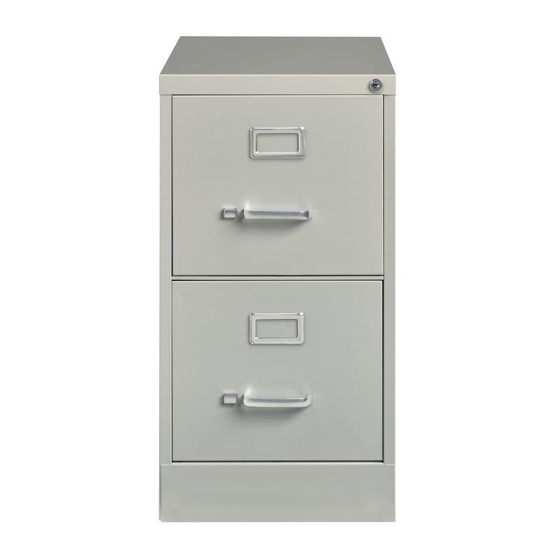 Alera Commercial 2-Drawer Vertical File Cabinet, Letter Size, Lockable, 28.37"H x 15"W x 26.5"D, Light Gray (HVF152629LG)