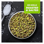 Wonderful Pistachios Roasted & Salted, No Shells, 2.5 oz., 8 Bags/Box (PAR070146A25M)