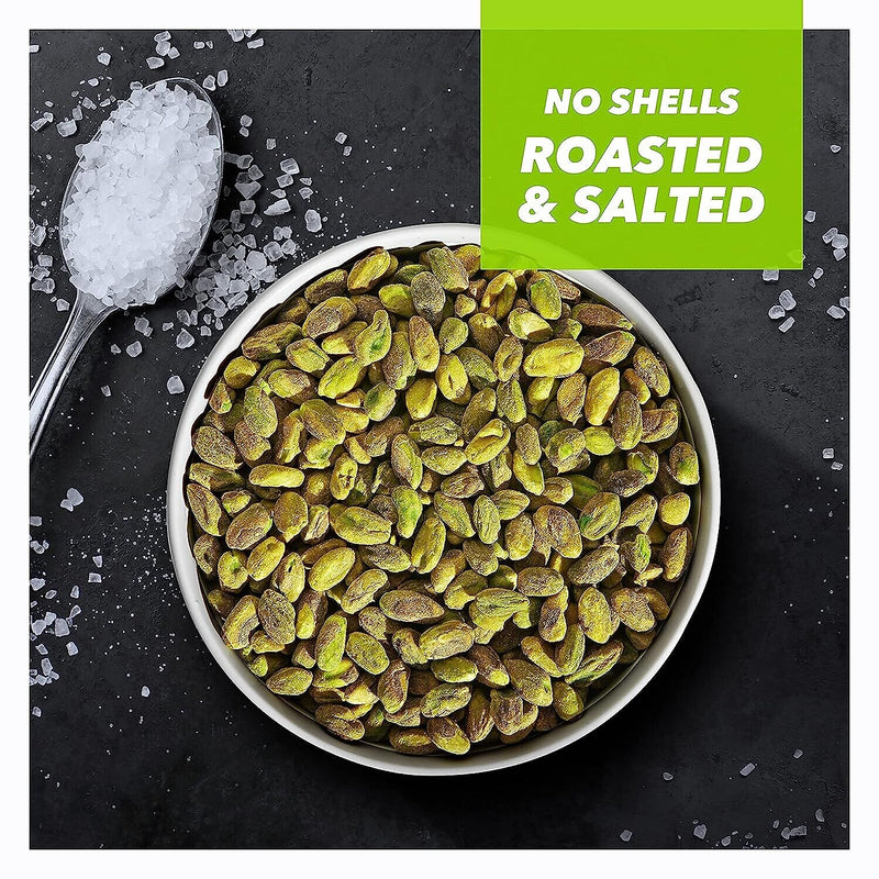 Wonderful Pistachios Roasted & Salted, No Shells, 2.5 oz., 8 Bags/Box (PAR070146A25M)