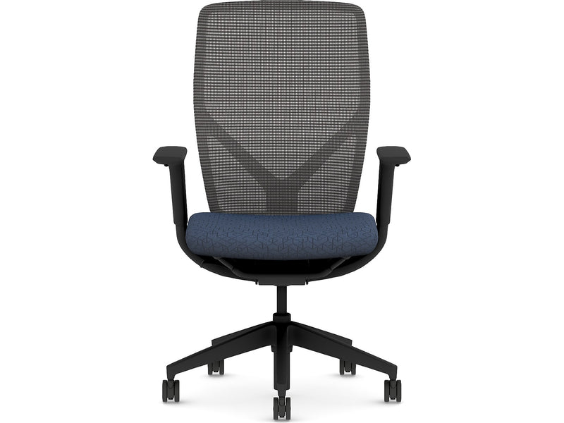 HON Flexion Fabric/Mesh Task Chair, Black/Navy (HFXT1.F0.STC.A.H.IM.APX13.NL.SB.T)