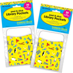 Barker Creek ABC Animals Library Pockets, 5.125" x 3.5", 60/Set (BC3827)