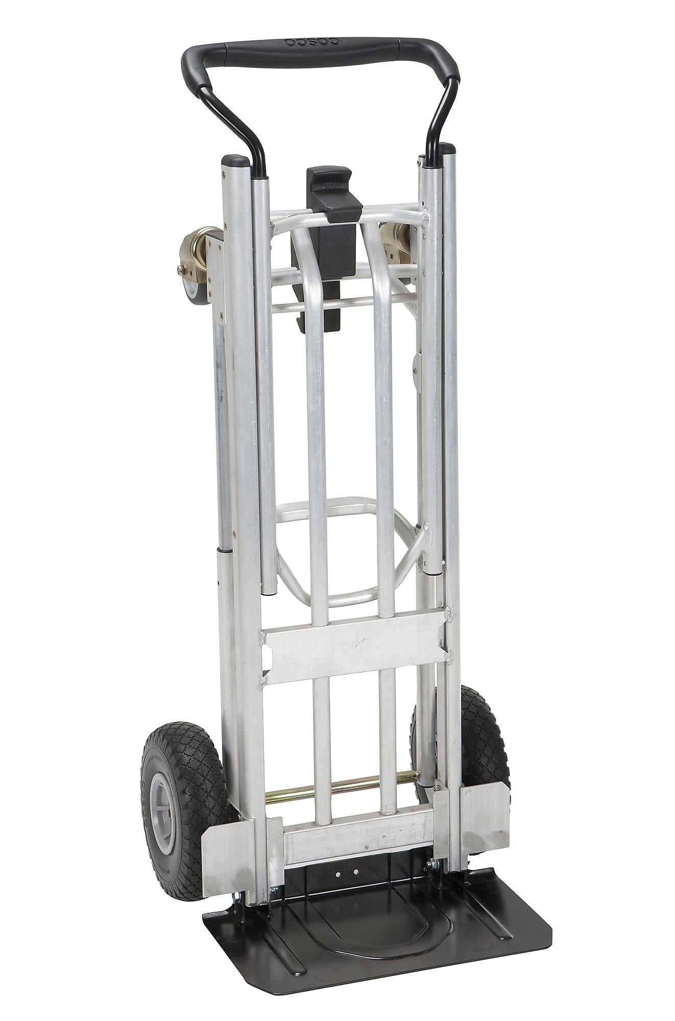 Cosco 4-in-1 Folding Series Convertible Hand Truck, 1000 lb. Capacity, Silver/Black (12323ASB1E)