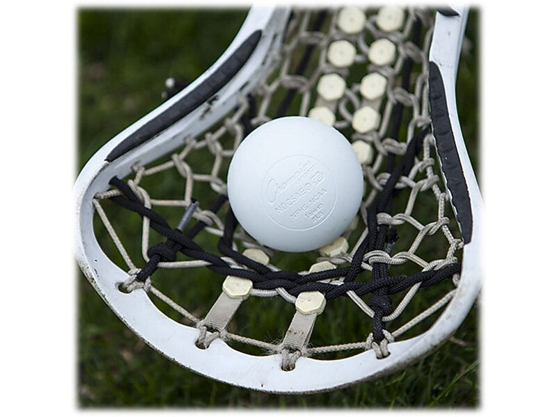 Champion Sports Lacrosse Ball Bucket, White/Black (LBWN36)