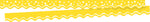 Barker Creek Double-Sided Scalloped Border, 36"' x 2.25", Happy Lemon Yellow, 13/Pack (LL997)