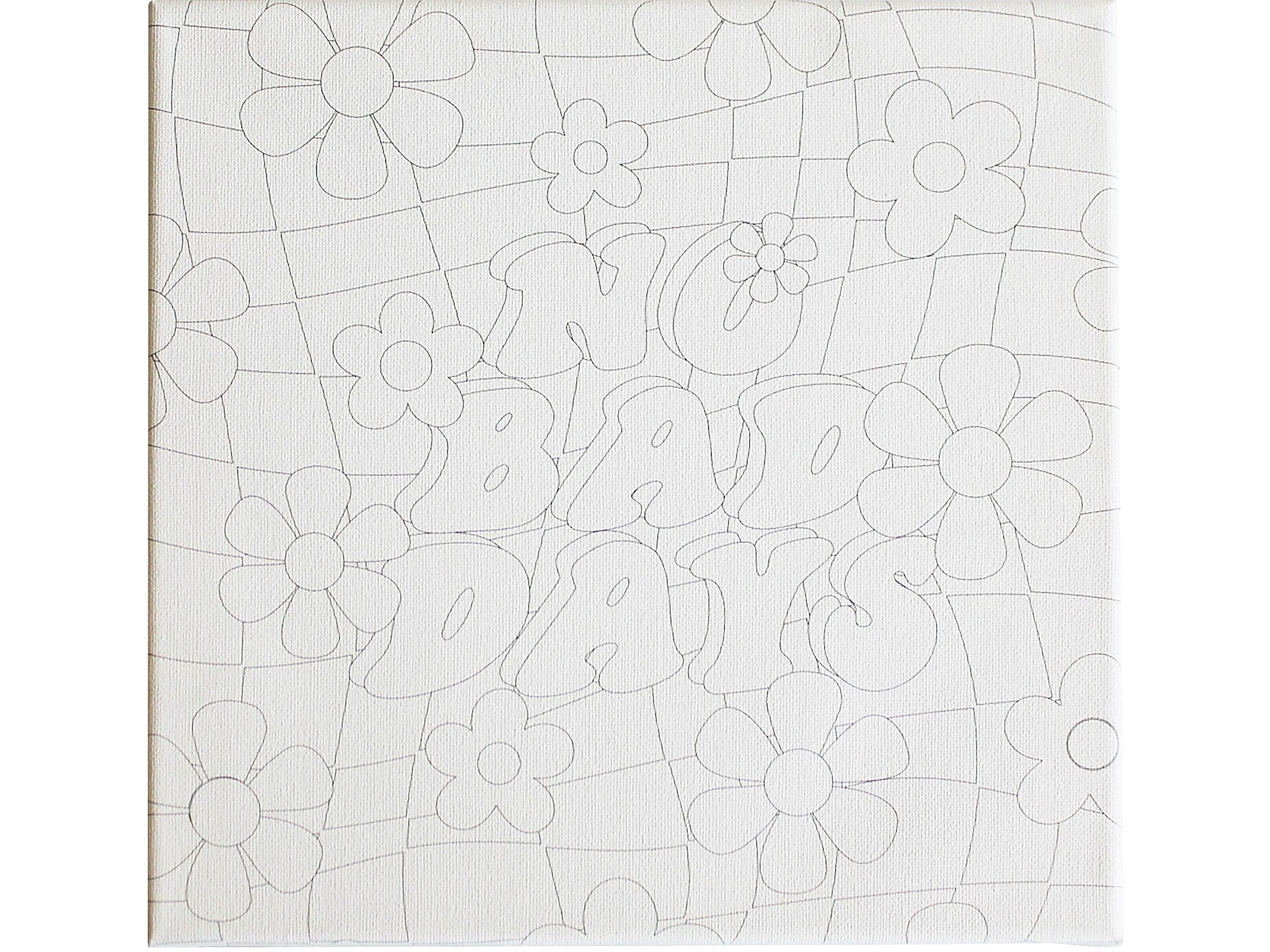 Art 101 Gallery Colorable Canvas Wall Art Sets with Perma Markers, 2/Pack (23060MB)