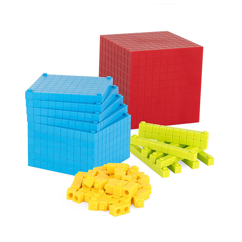 Miniland Base Ten Set, Multicolored, 121/Set (MLE95151)