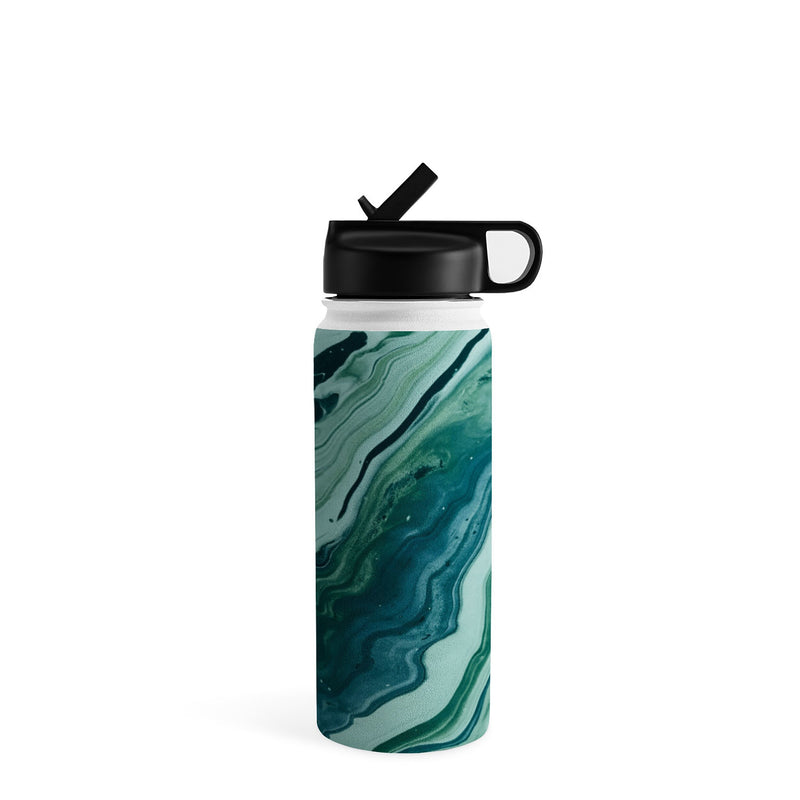 DENY Designs Marble Galaxy Stainless Steel Double Wall Insulated Water Bottle, 18 oz. (66583-WBTL05)