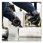 X3 by AMMEX Industrial Nitrile Gloves, Powder-Free, 3 mil, Small, Black, 100/Box, 10 Boxes/Carton