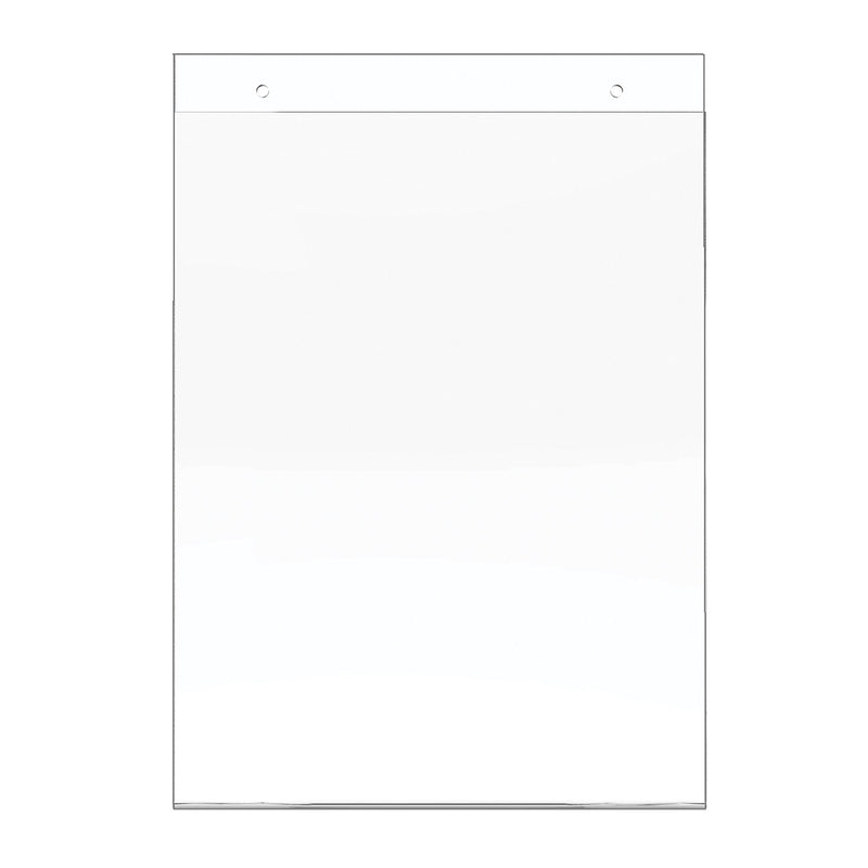 Deflecto Image Document Holder, 8.5" x 11", Vertical, Wall Mounted, Clear Plastic (DEF68201)
