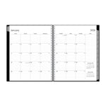2026 Blue Sky Enterprise 8.5" x 11"  Weekly & Monthly Appointment Book, Plastic Cover, Black (111289-26)