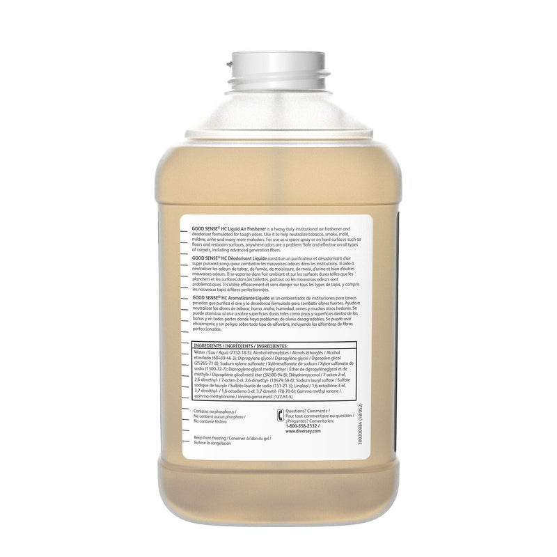 Diversey Good Sense HC Liquid Air Freshener for Diversey J-Fill, Clean Fresh Scent, 84.5 oz. , 2/Carton (905388)