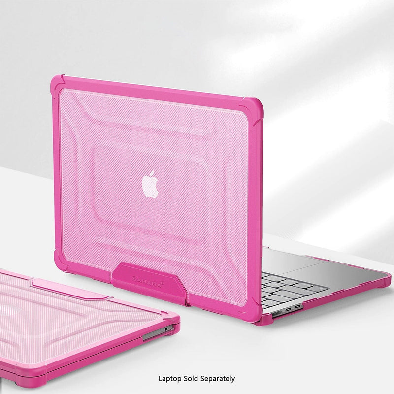 SaharaCase Heavy-Duty Raider Series 16" Laptop Case with Stand, Shock Absorbing, Desert Rose (LT00052)