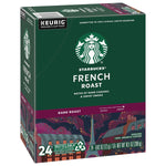 Starbucks French Roast Coffee Keurig® K-Cup® Pods, Dark Roast, 24/Box (SBK18996)