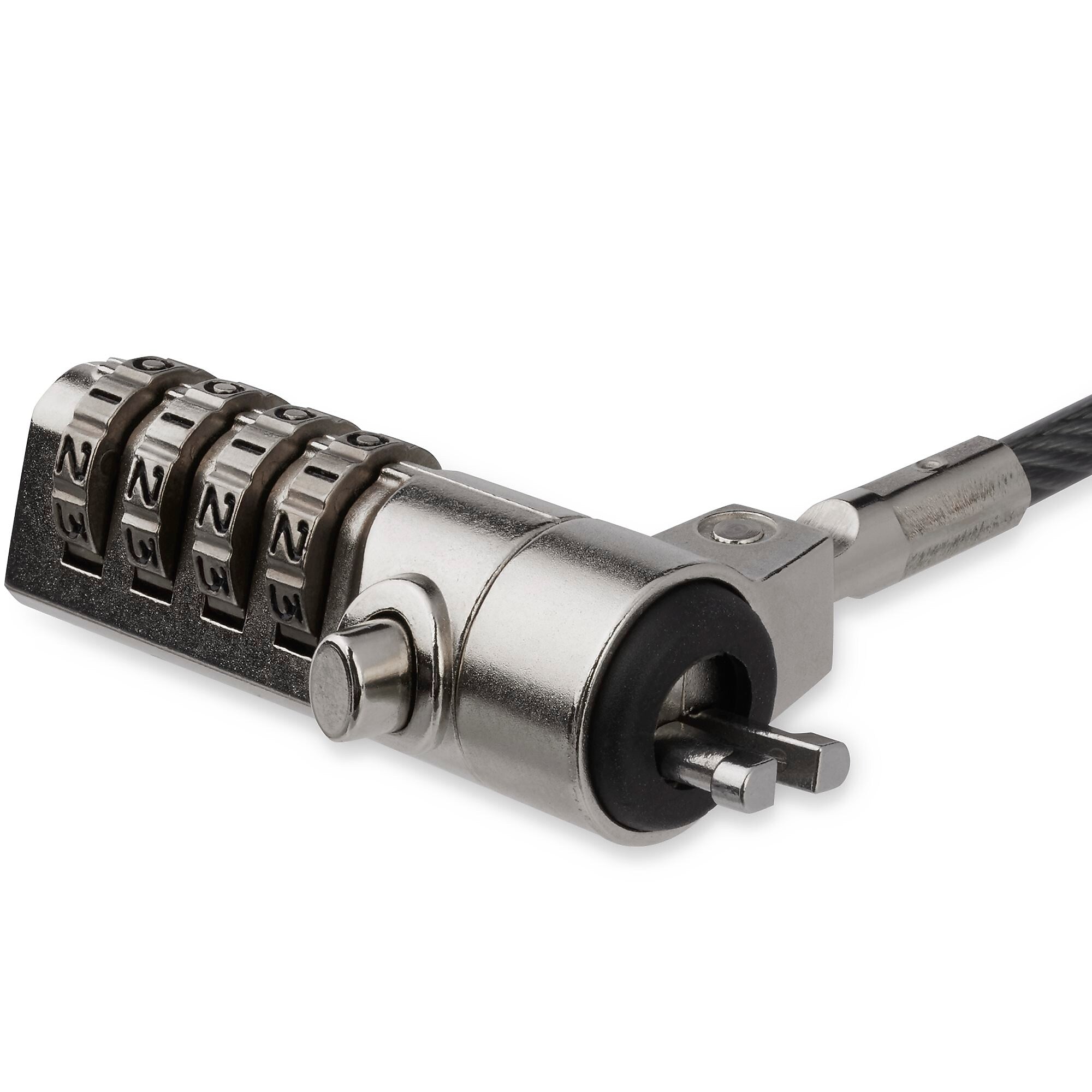 StarTech 4 Digit Combination Laptop/Desktop Security Cable Lock, 6.6 ft. (LTLOCK4D)