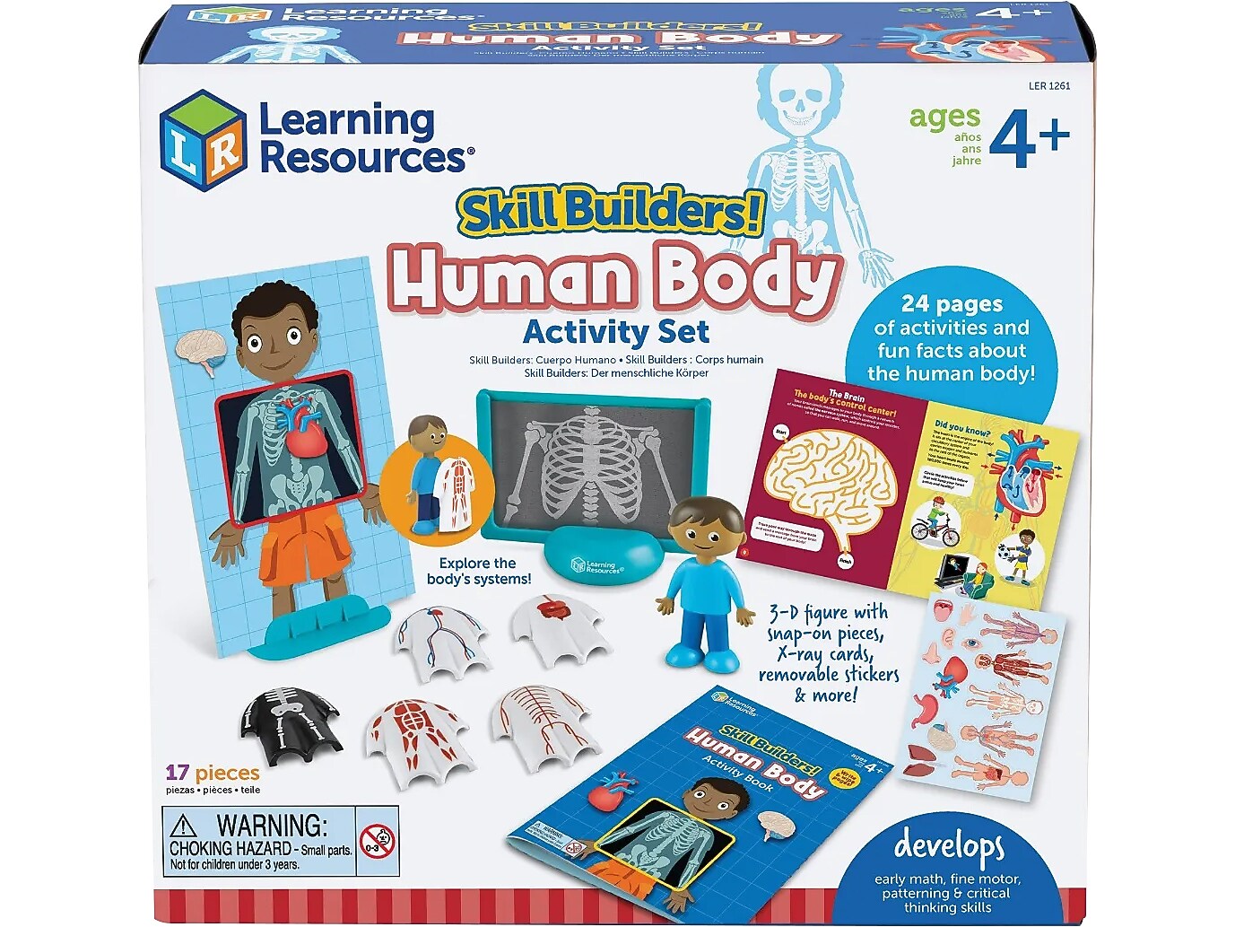 Learning Resources Skill Builders! Human Body Activity Set (LER1261)