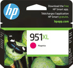 HP 951XL Magenta High Yield Ink Cartridge, Prints Up to 1,500 Pages (CN047AN#140)