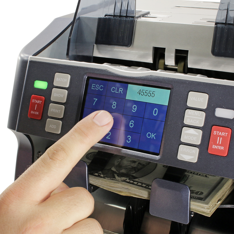 AccuBANKER Bill Counter, Blue/Gray (AB7800)