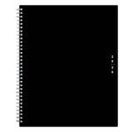 2025-2026 Blue Sky 8.5" x 11" Academic Year Weekly & Monthly Planner, Plastic Cover, Solid Black (134433-A26)