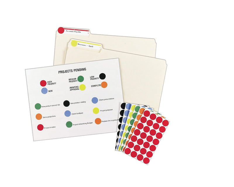 Avery Laser/Inkjet Color-Coding Labels, 3/4" Dia, Light Blue, 1,008 Labels/Pack (5461)