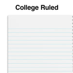 Staples 1-Subject Notebooks, 5" x 7.75", College Ruled, 80 Sheets, Assorted Colors, 3/Pack (ST11670C)