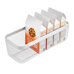 mDesign Steel Organizer, Matte White (25961)