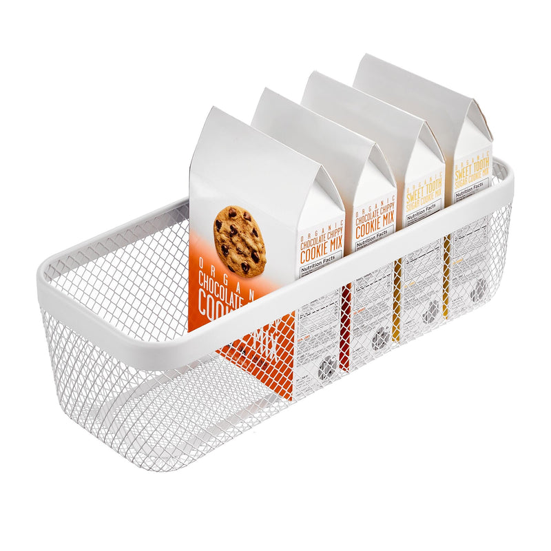 mDesign Steel Organizer, Matte White (25961)