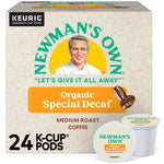 Newman's Own Organic Special Decaf Coffee Keurig® K-Cup® Pods, Medium Roast, 24/Box (5000351722)