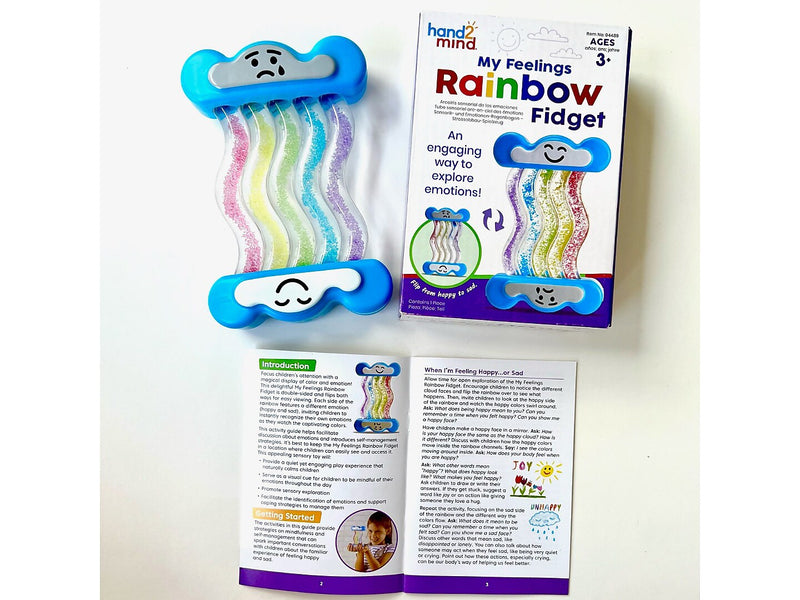 hand2mind My Feelings Rainbow Fidget Toy, Multicolor (94489)
