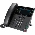 Poly Voice VVX 450 VOIP Phone with Digital Answering, Black (8B1L7AA#AC3)