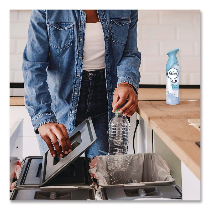 Febreze AIR Air Freshener & Deodorizer Aerosol, Linen & Sky Scent, 8.8 oz., 2/Pack (80816816PK)