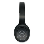TREMORS Stereo Wireless Headphones with Microphone, 3 ft Cord, Black