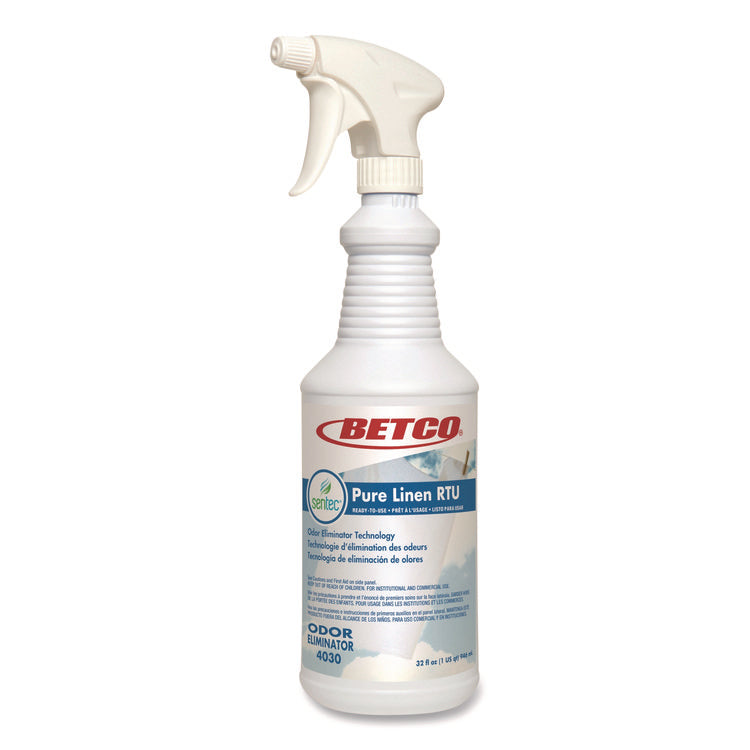 Pure Linen Rtu Odor Eliminator, Pure Linen, 32 Oz Spray Bottle, 6/carton