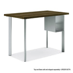 Coze Writing Desk Post Legs with U-Storage Compartment, 5.75" x 28", Silver, 4 Legs/Set