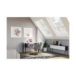 Coze Writing Desk Worksurface, Rectangular, 42" x 24", Designer White