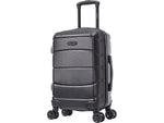 DUKAP Sense 20" Hardside Suitcase, 4-Wheeled Spinner, TSA Checkpoint Friendly, Black (DKSEN00S-BLK)