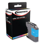 Remanufactured Cyan High-Yield Ink, Replacement for LC203C, 550 Page-Yield