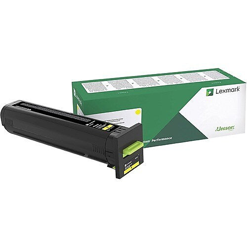 Lexmark Original Laser Toner Cartridge, Yellow (LEX72K00KG)