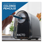 Model 19501 Mighty Mite Home Office Electric Pencil Sharpener, Ac-Powered, 3.5 X 5.5 X 4.5, Black/gray/smoke