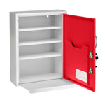 Viva Comfort Steel Medical Storage Cabinet with Dual Key Lock, 1.16 cu. ft. (999-06-RED)