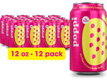 Poppi Prebiotic Strawberry Lemon Soda, 12 fl. oz., 12 Cans/Case (XNA71014)