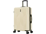 InUSA Drip 24" Hardside Suitcase, 4-Wheeled Spinner, TSA Checkpoint Friendly, Sand (IUDRI00M-SAN)