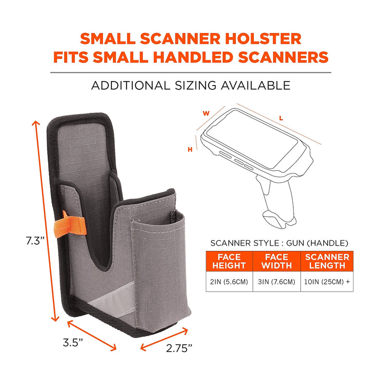 Squids 5541 Barcode Scanner Holster with Belt Clip for Gun Grip Mobile Computers (19182)