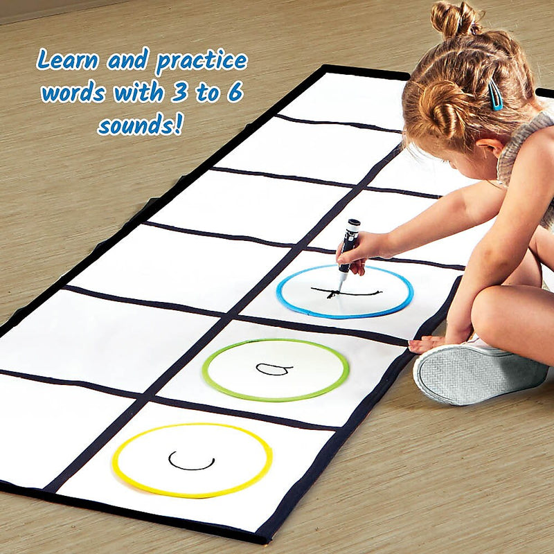 hand2mind Elkonin Box Floor Mat Activity Set (96984)